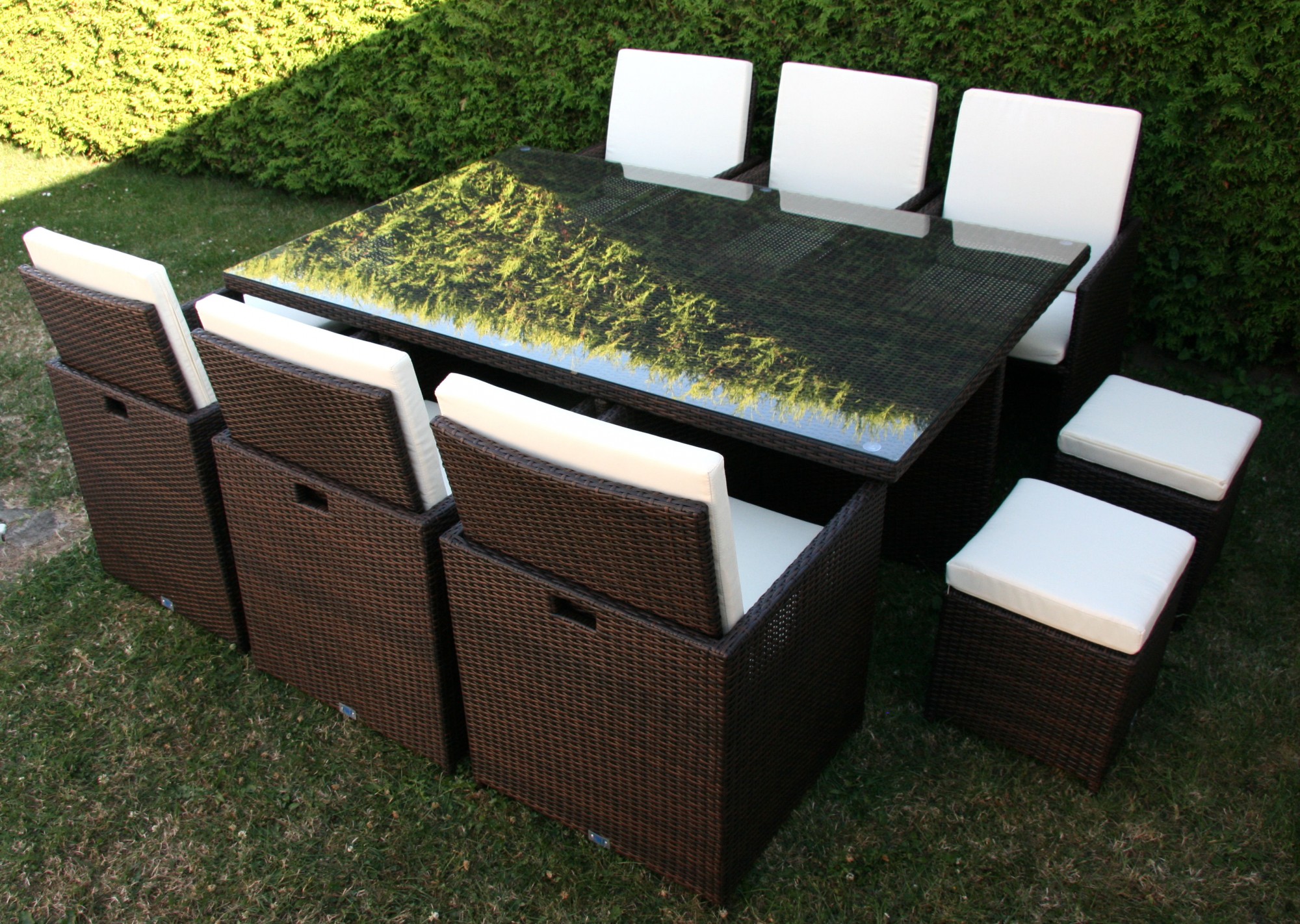 Polyrattan Gartenmöbel Rattan Sitzgruppe Lounge Gartenset Garnitur